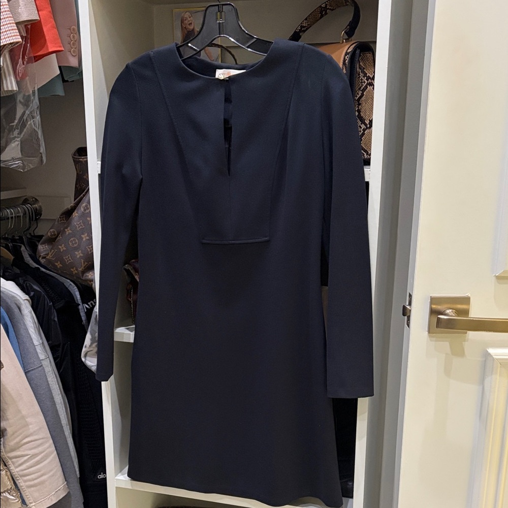 Tory Burch Classic Navy Long Sleeve Dress. SZ XS.